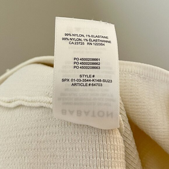 ARITZIA Babaton Sculpture Knit Tube Top in White Size X-Small - Picture 7 of 8